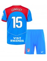 Atletico Madrid Clement Lenglet #15 Kolmaspaita Lasten 2025-26 Lyhythihainen (+ shortsit)